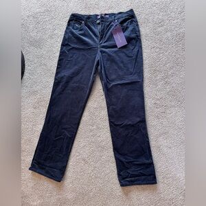 Gloria Vanderbilt Corduroy Pants in Navy Blue